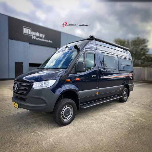 Mercedes‑Benz Sprinter weather shields – UV‑resistant acrylic with OEM‑style fitment