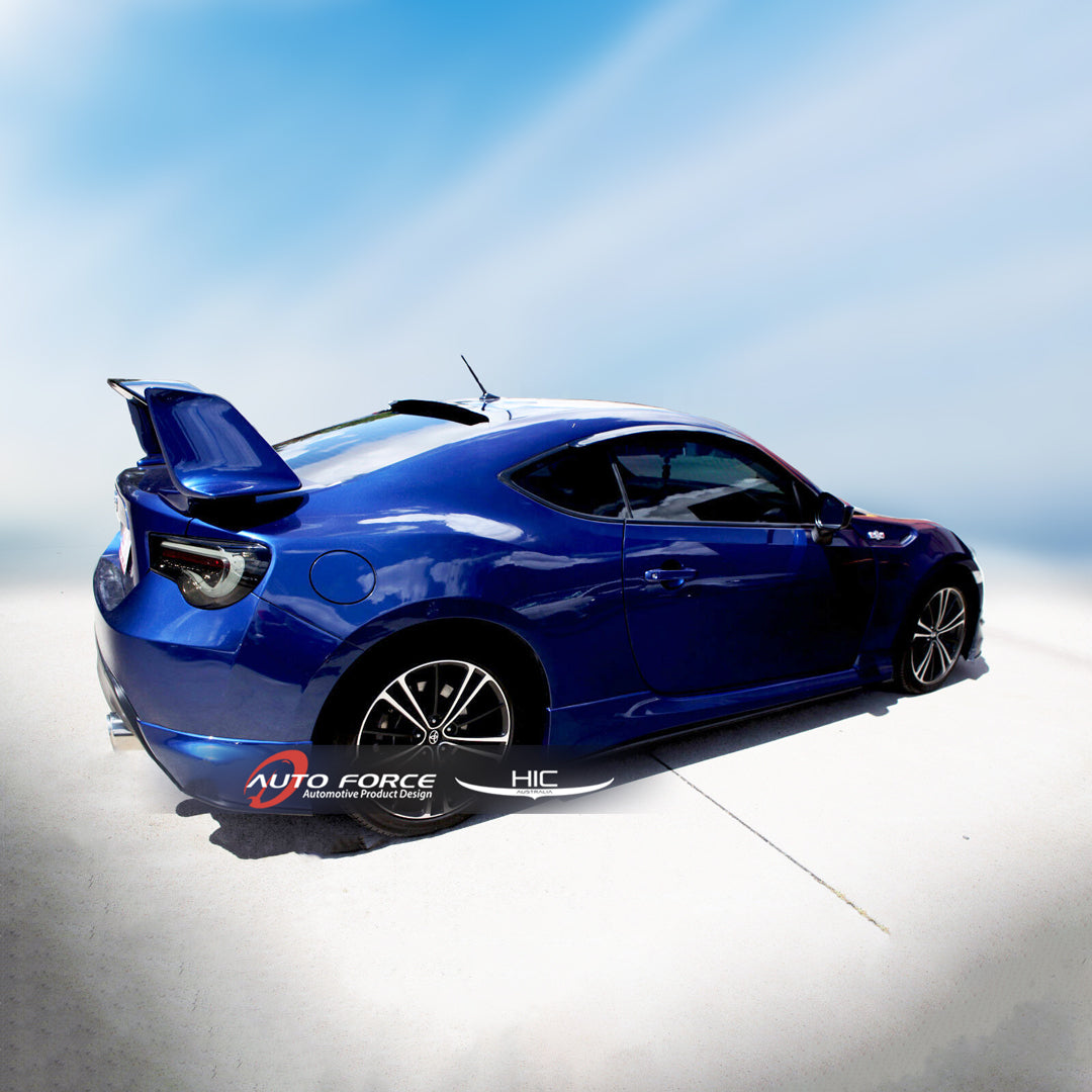 Toyota 86 premium accessories including weather shields and rear roof spoilers designed for durability, reliability, and style.
