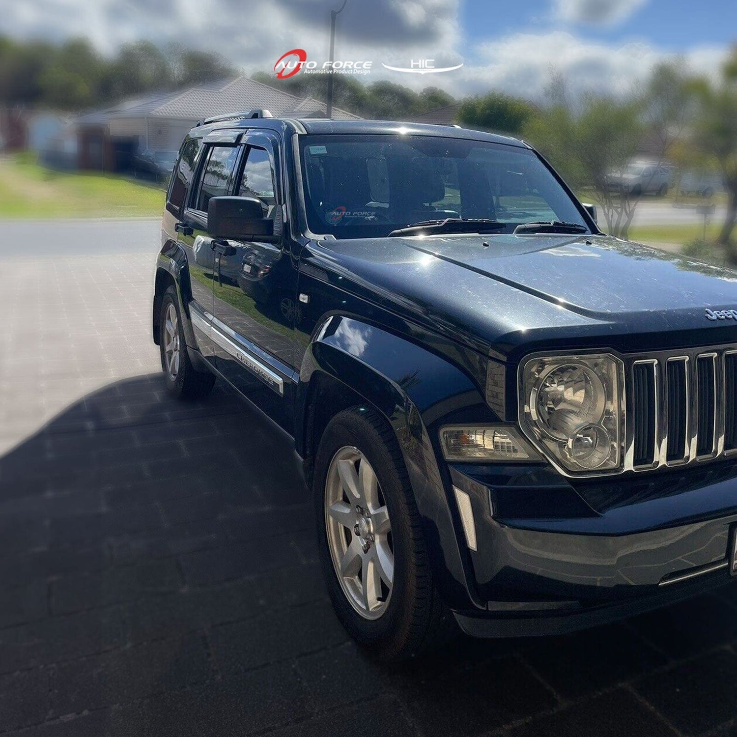 Jeep Cherokee premium accessories including weather shields designed for durability, reliability, and style.