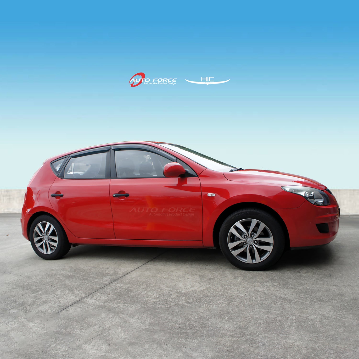 Hyundai i30 premium accessories including weather shields designed for durability, reliability, and style.