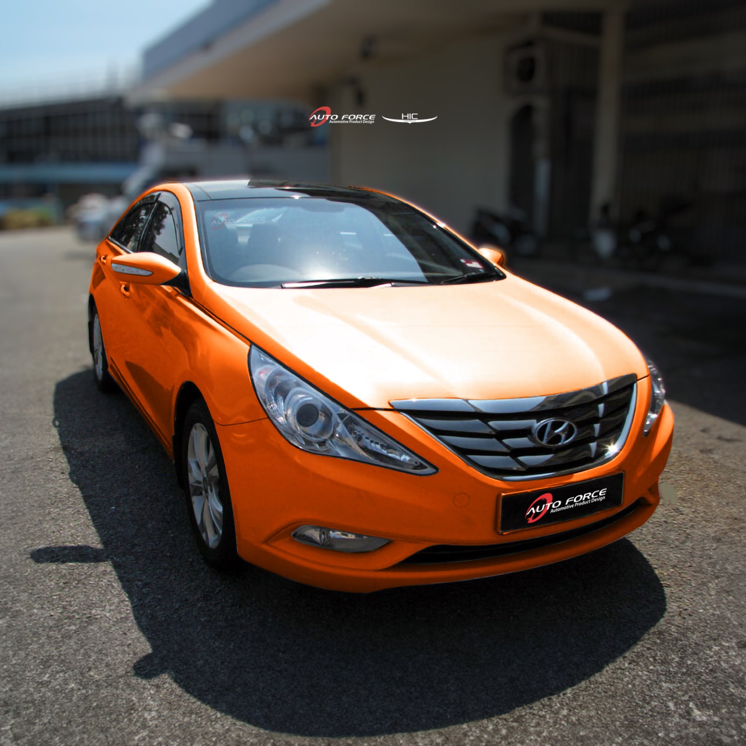 Hyundai i45 premium accessories including weather shields designed for durability, reliability, and style.