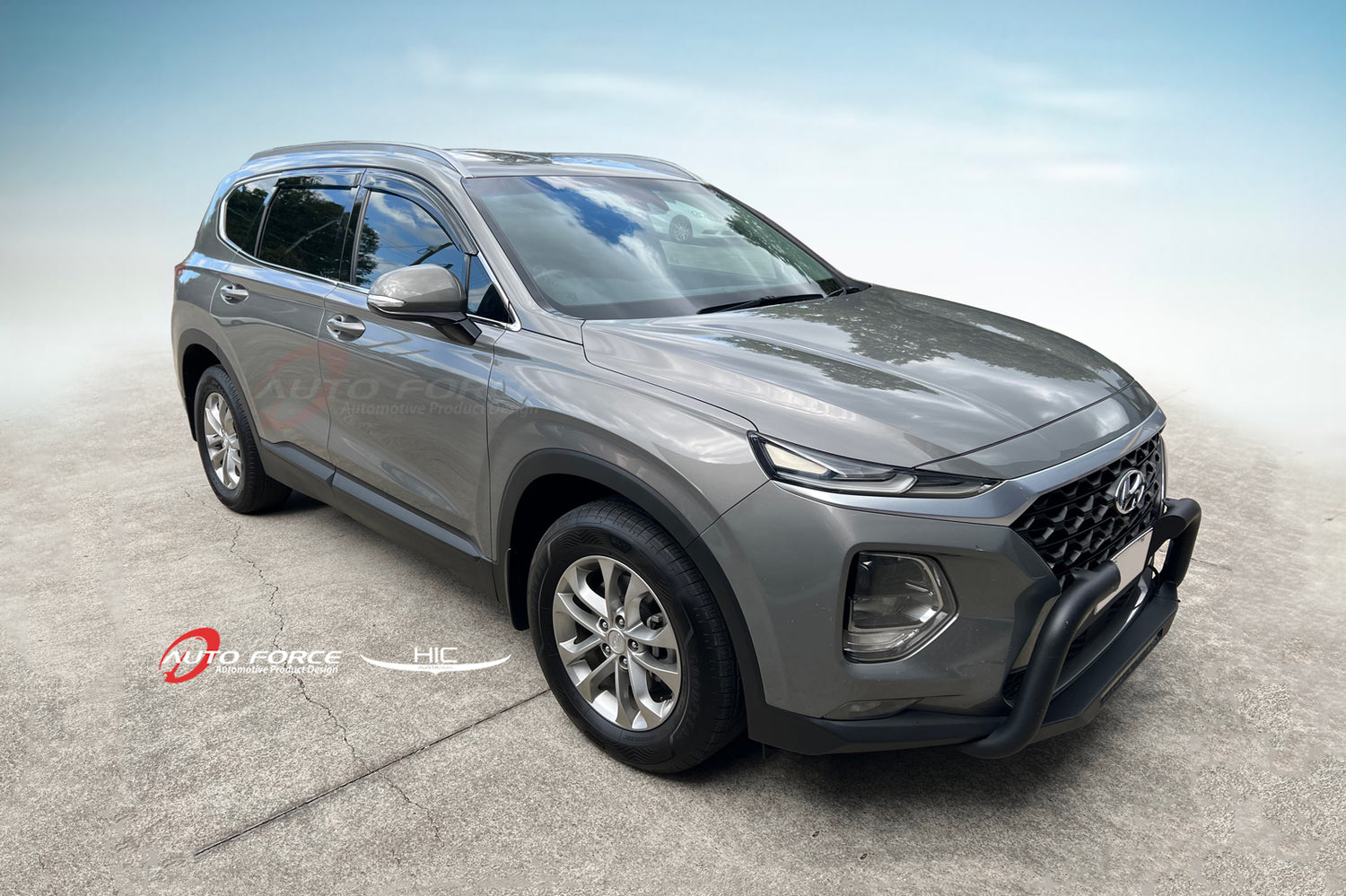 Hyundai Santa Fe premium accessories including weather shields designed for durability, reliability, and style.