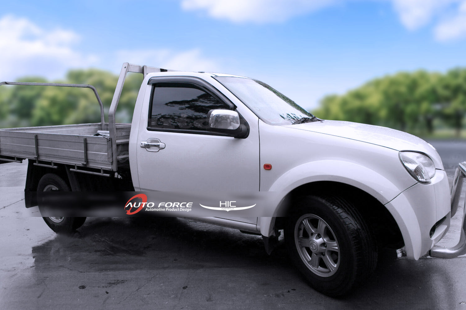 Isuzu D-Max premium accessories including weather shields designed for durability, reliability, and style.