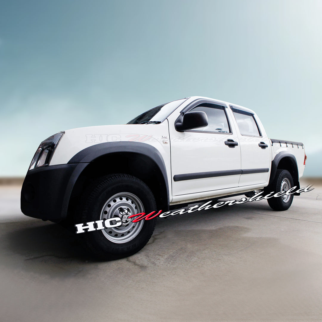 Holden Rodeo premium accessories including weather shields designed for durability, reliability, and style.