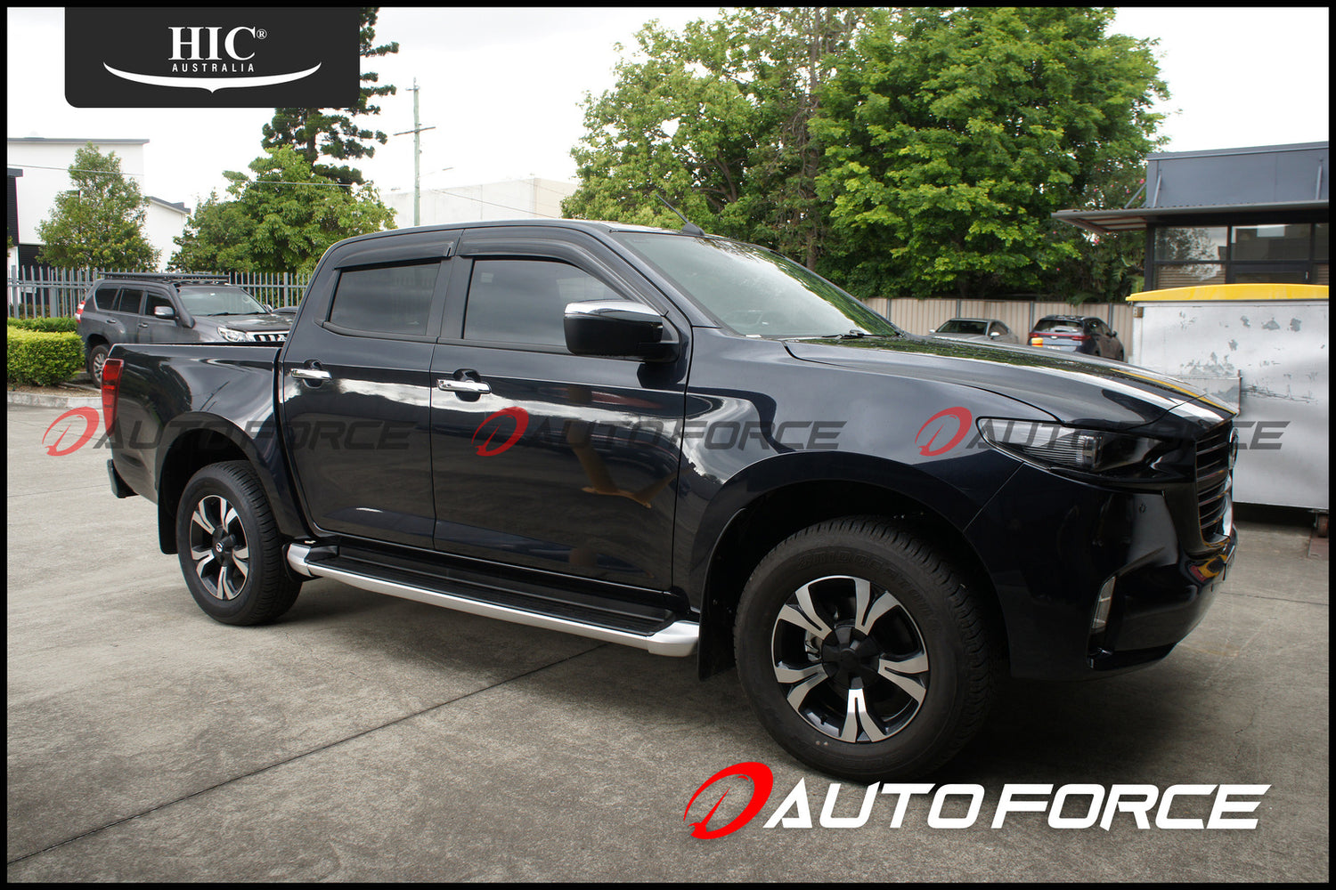 Mazda BT-50 premium accessories including weather shields designed for durability, reliability, and style.