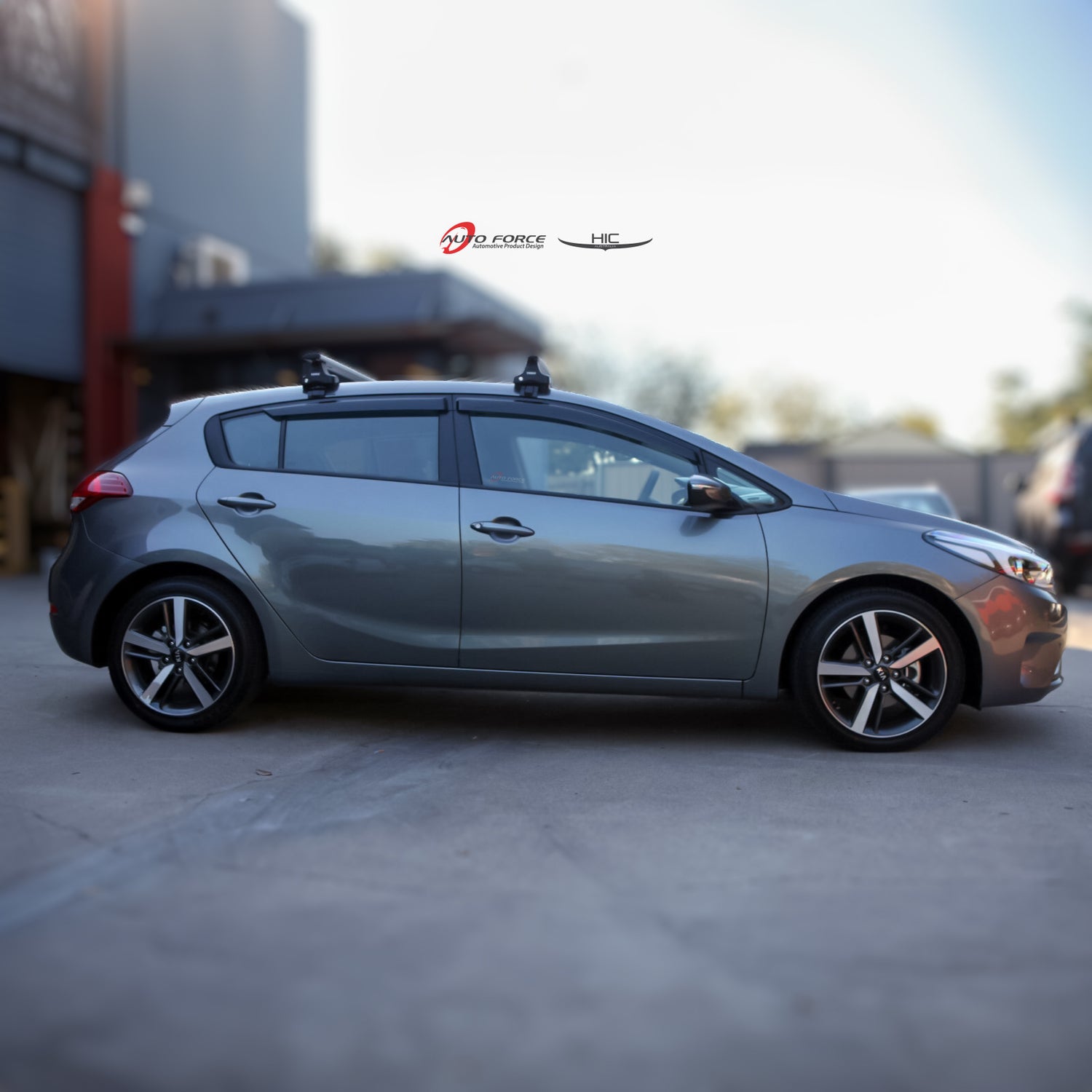 Kia Cerato premium accessories including weather shields designed for durability, reliability, and style.