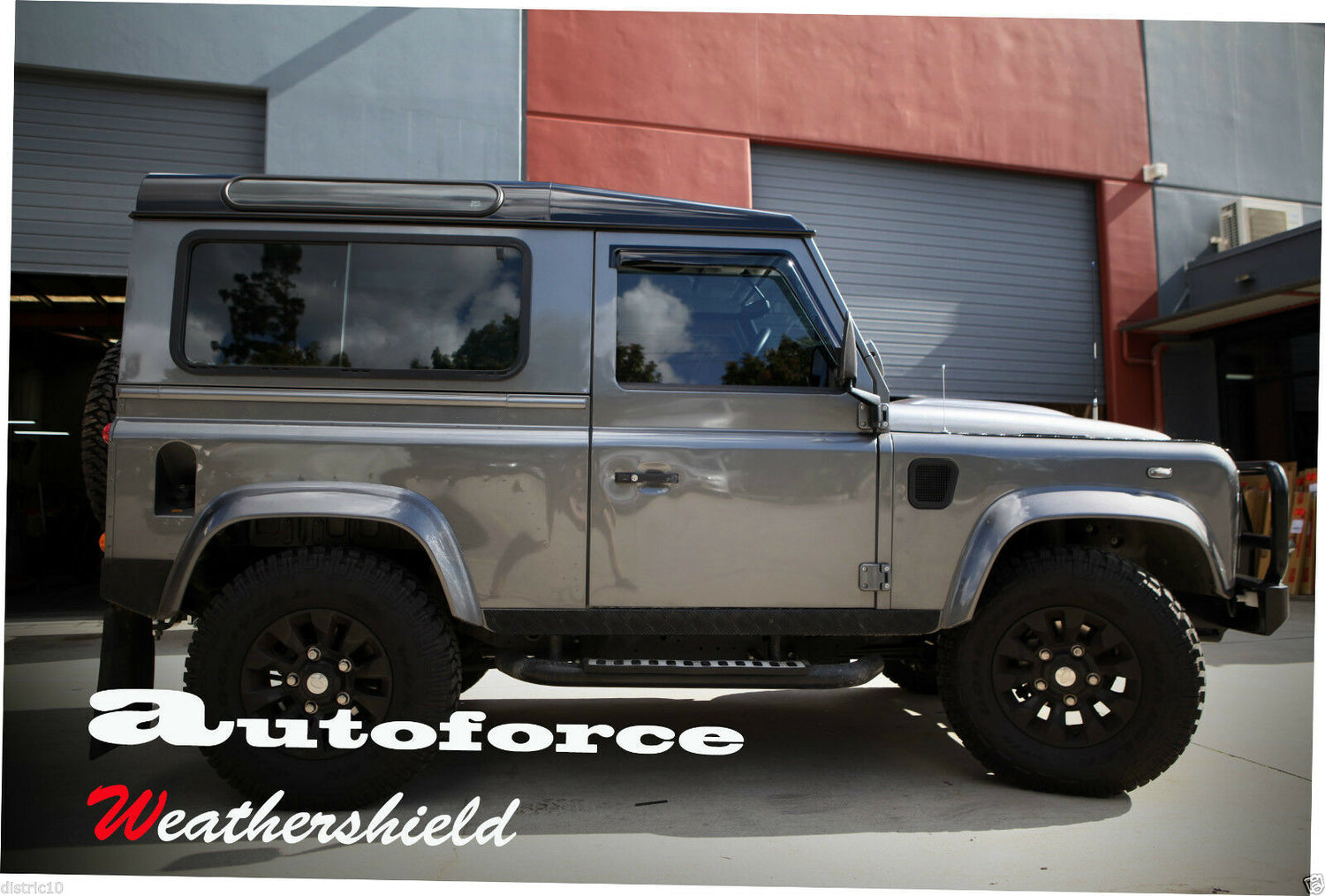 Land Rover Defender premium accessories including weather shields designed for durability, reliability, and style.