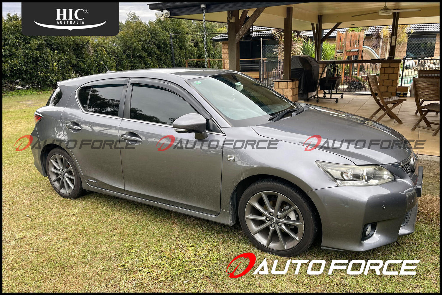 Lexus CT premium accessories including weather shields designed for durability, reliability, and style.