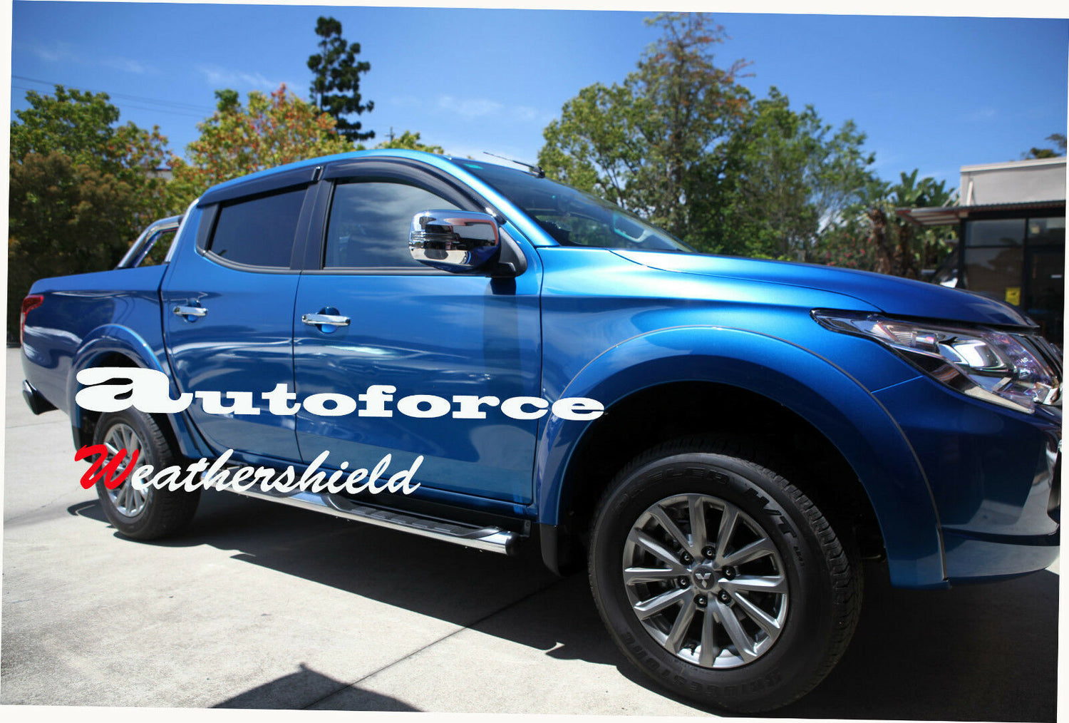 Mitsubishi Triton premium accessories including weather shields designed for durability, reliability, and style.