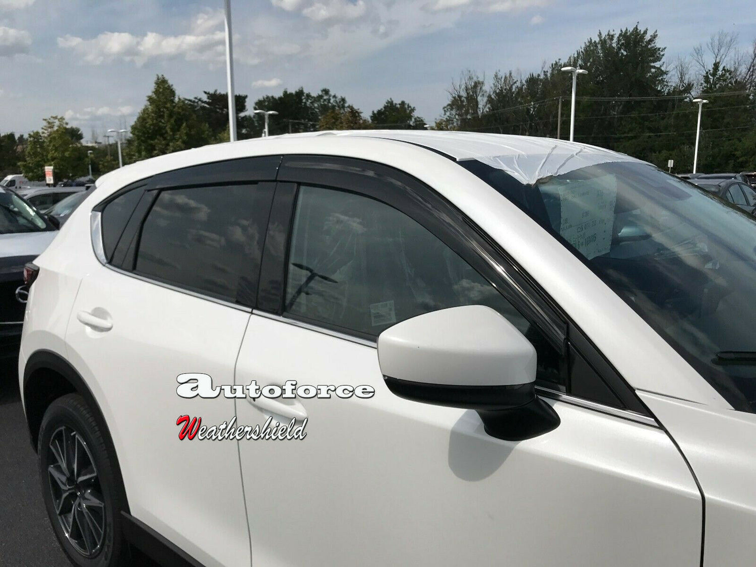 Mazda CX-5 premium accessories including weather shields designed for durability, reliability, and style.