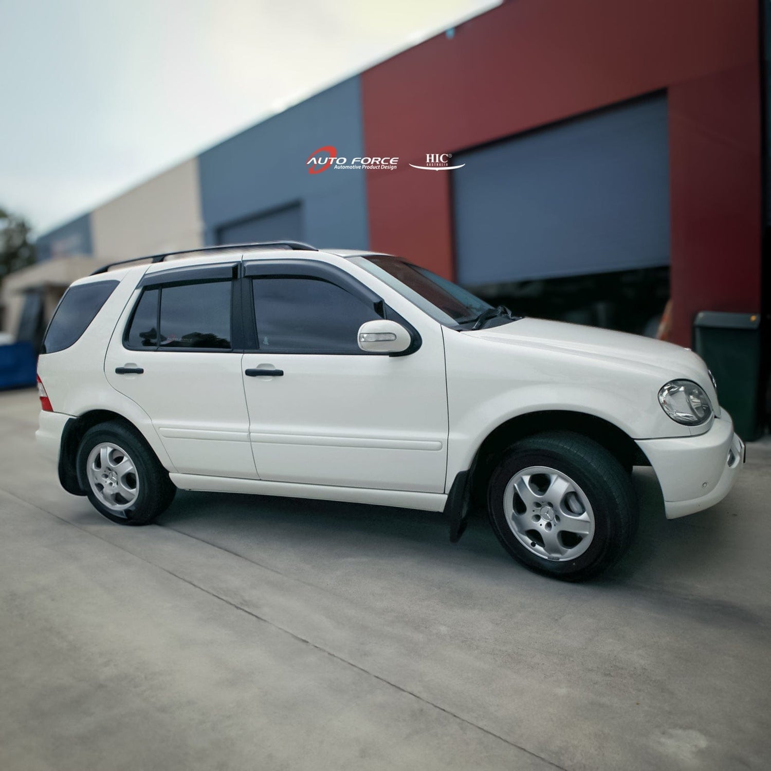 Mercedes-Benz M-Class premium accessories including weather shields designed for durability, reliability, and style.