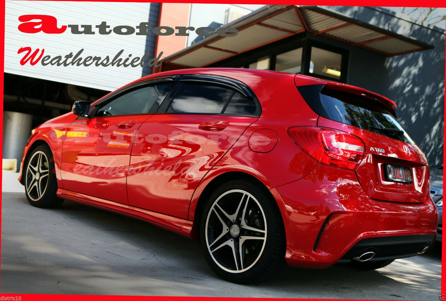 Mercedes-Benz A-Class premium accessories including weather shields designed for durability, reliability, and style.
