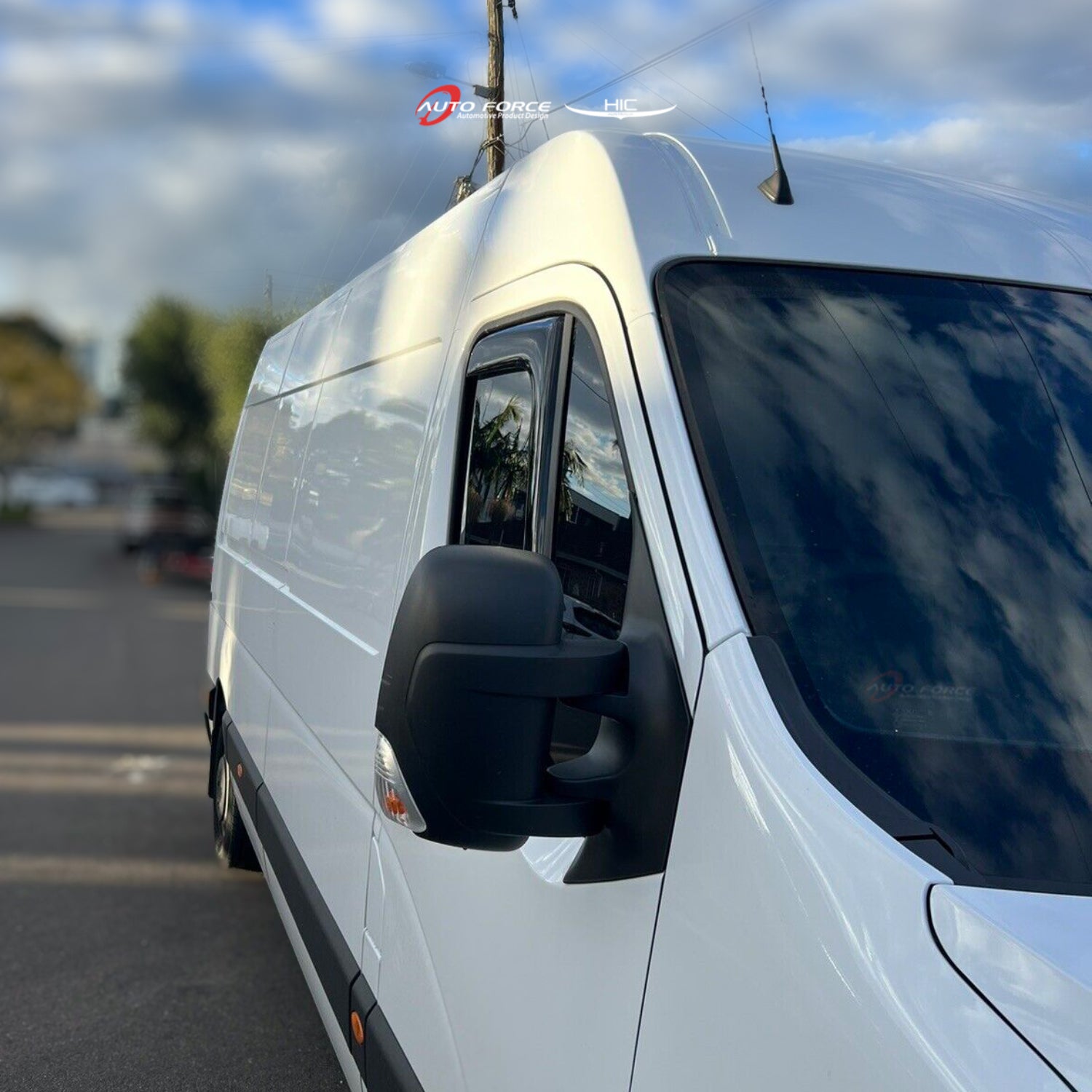 Renault Master premium accessories including weather shields designed for durability, reliability, and style.