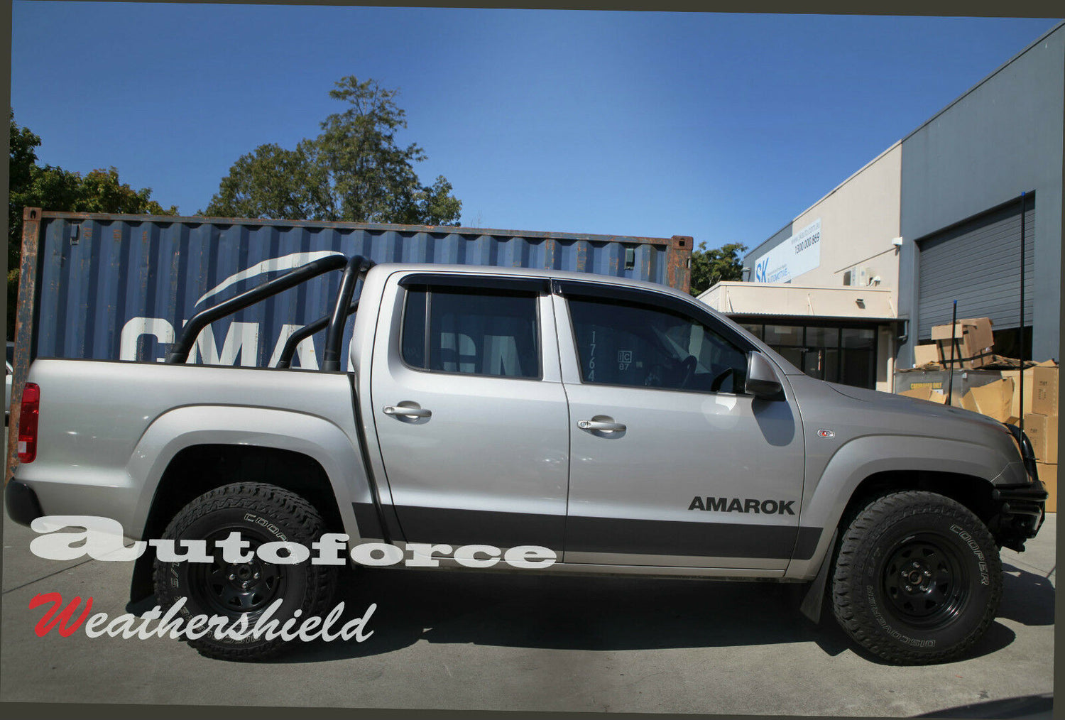 Volkswagen Amarok premium accessories including weather shields designed for durability, reliability, and style.