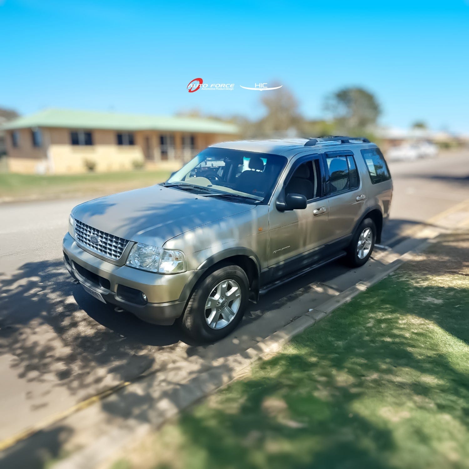 Ford Explorer 2002–2006 weather shields and bonnet protectors – black tinted acrylic with contoured fit and durable build