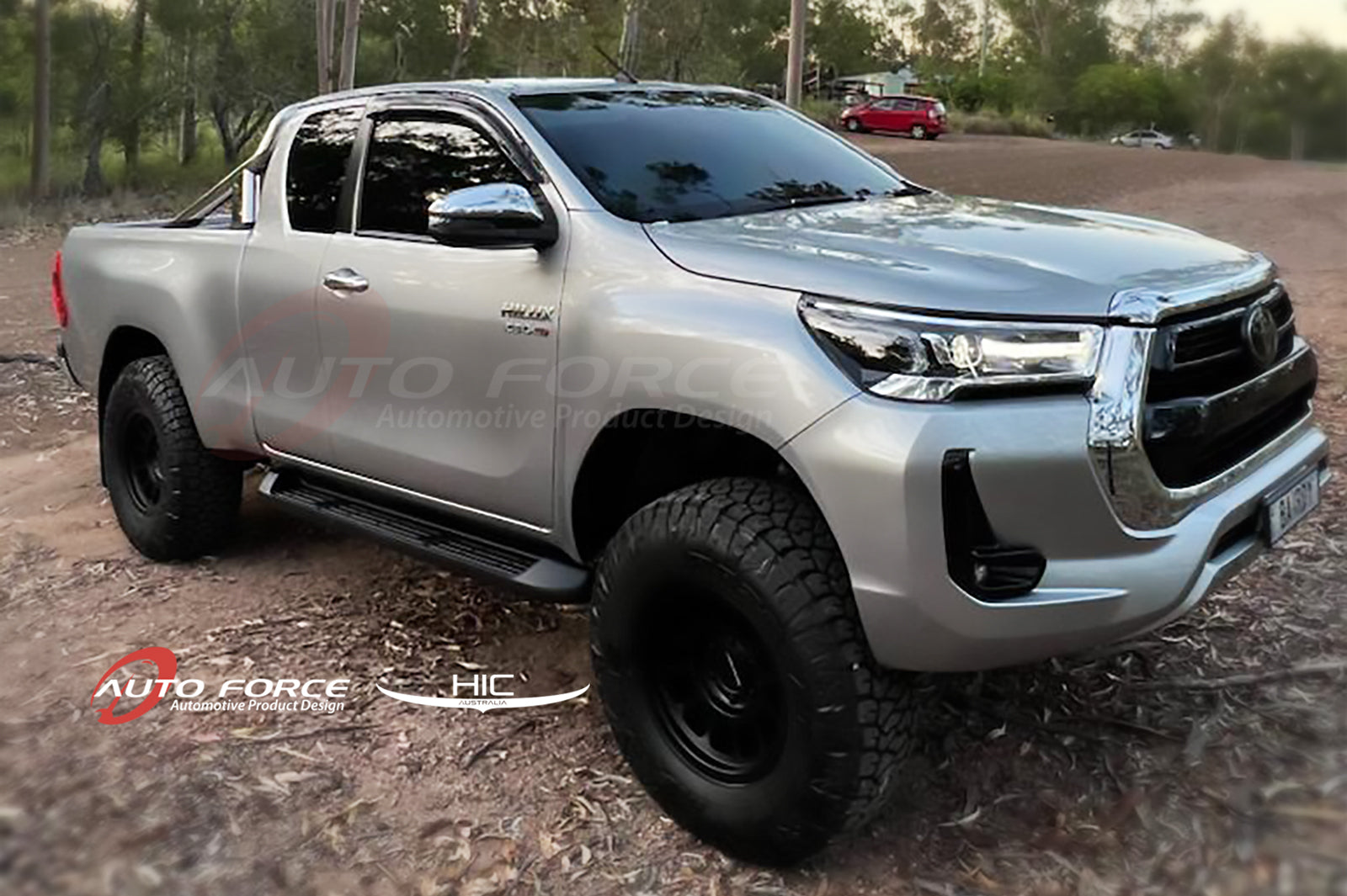 Toyota Hilux Weather Shields 2015-2022 HIC AUS, High-Quality, Aesthetics, Durable