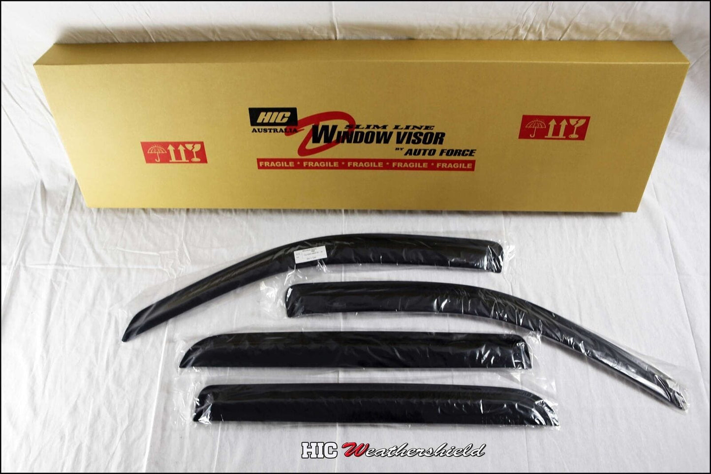 Installed view -  Ford Explorer Weather Shields 2002-2006 - HIC Premium