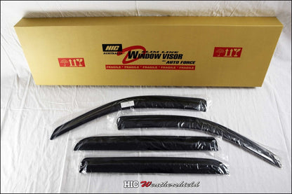 Installed view -  Ford Explorer Weather Shields 2002-2006 - HIC Premium