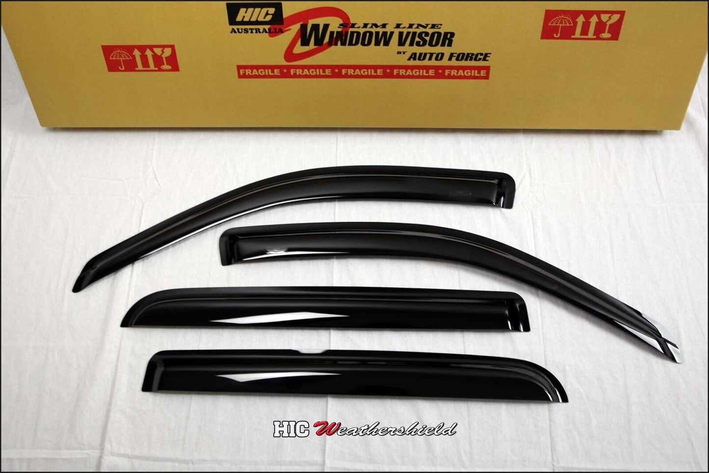 Installed view -  Ford Explorer Weather Shields 2002-2006 - HIC Premium