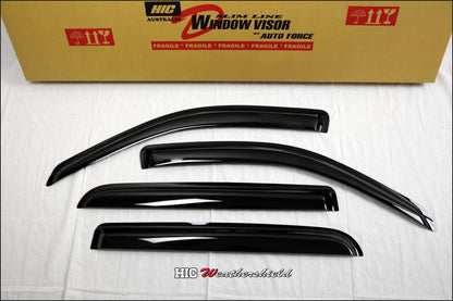 Installed view -  Ford Explorer Weather Shields 2002-2006 - HIC Premium