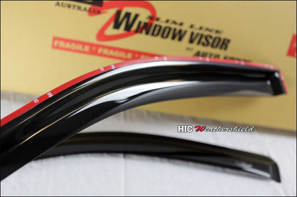 Installed view -  Ford Explorer Weather Shields 2002-2006 - HIC Premium