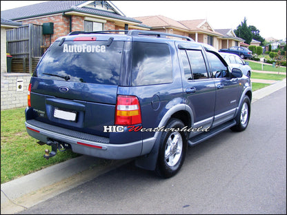 Installed view -  Ford Explorer Weather Shields 2002-2006 - HIC Premium