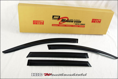 Installed view -  Ford Fairlane Ghia Weather Shields - HIC Premium