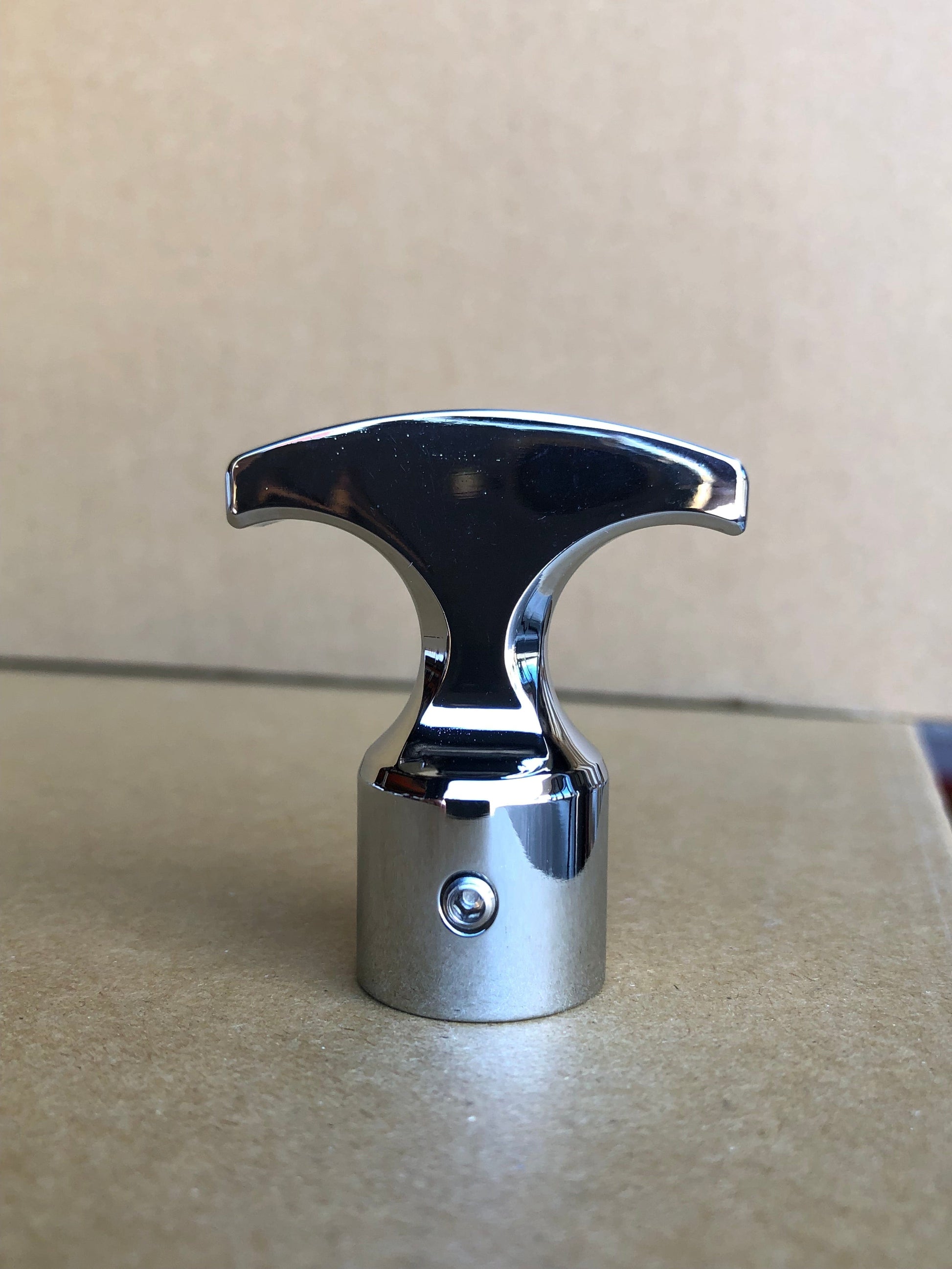 Installed view -  Ford Falcon BA BF FG Oil Dip Stick Handle – Billet Aluminium Upgrade