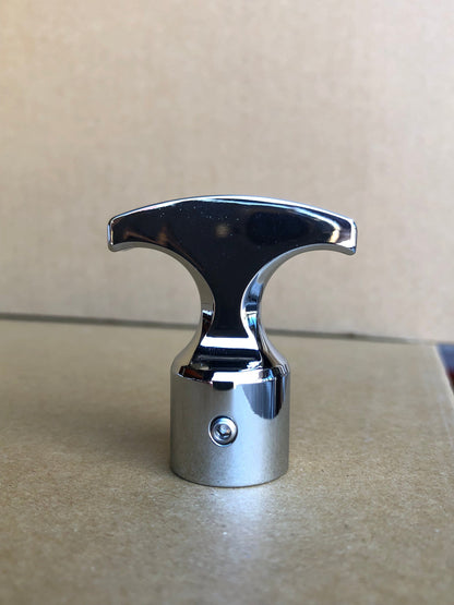 Installed view -  Ford Falcon BA BF FG Oil Dip Stick Handle – Billet Aluminium Upgrade