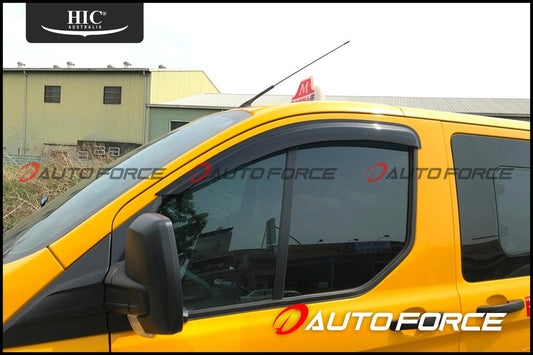 
                          Installed view -  Ford Transit Custom Van Weather Shields 2014-2021 - HIC Premium
                      