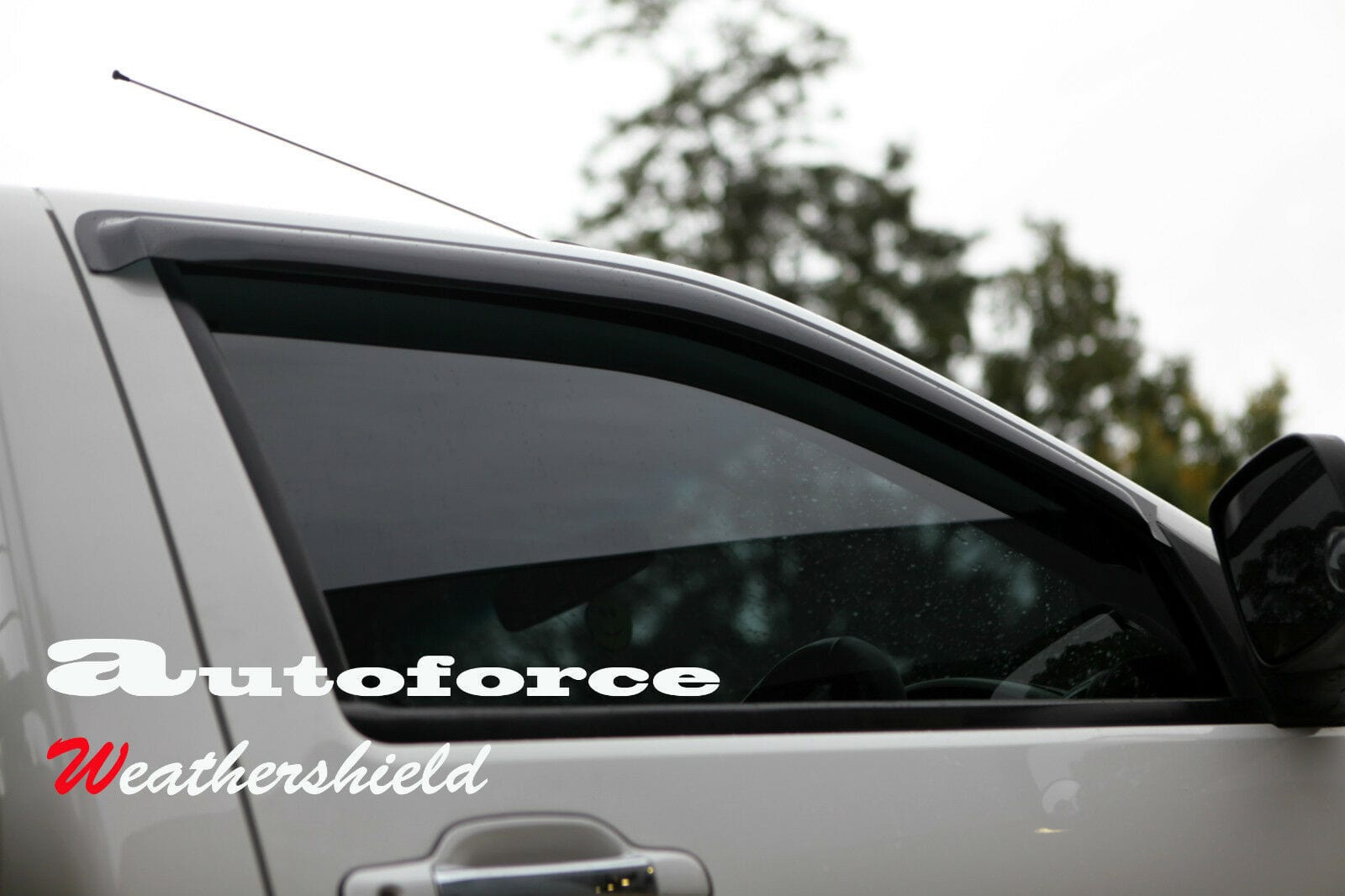 Installed view -  GWM V200 V240 Ute Weather Shields 2009-2016 Single Cab - HIC