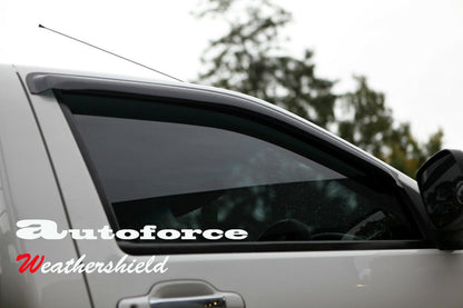 Installed view -  GWM V200 V240 Ute Weather Shields 2009-2016 Single Cab - HIC