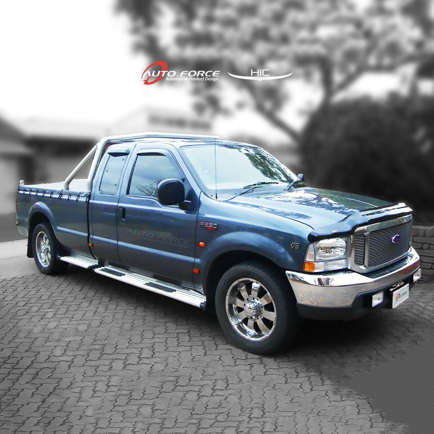 Ford F250/F350/F450/F550 Bonnet Protector 1999-2007, Durable Stylish Hood Guard