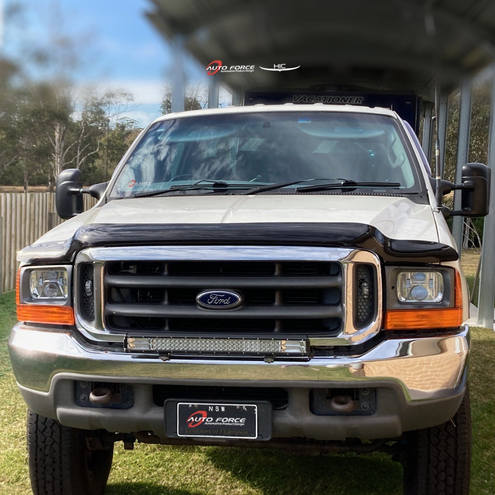 Ford F250/F350/F450/F550 Bonnet Protector 1999-2007, Durable Stylish Hood Guard