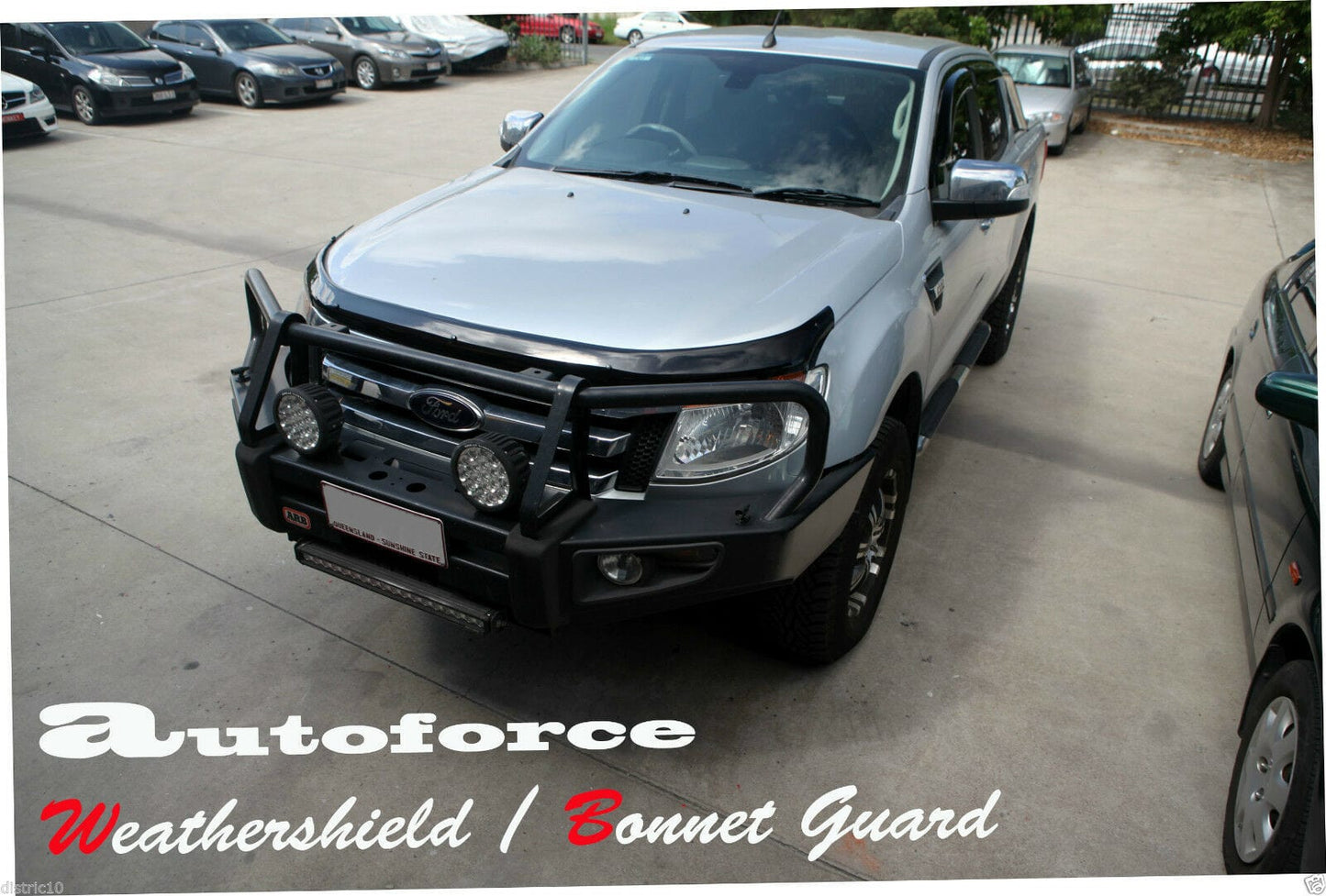 Ford Ranger T7 Bonnet Protector 2012-2015, Stylish Durable Hood Guard