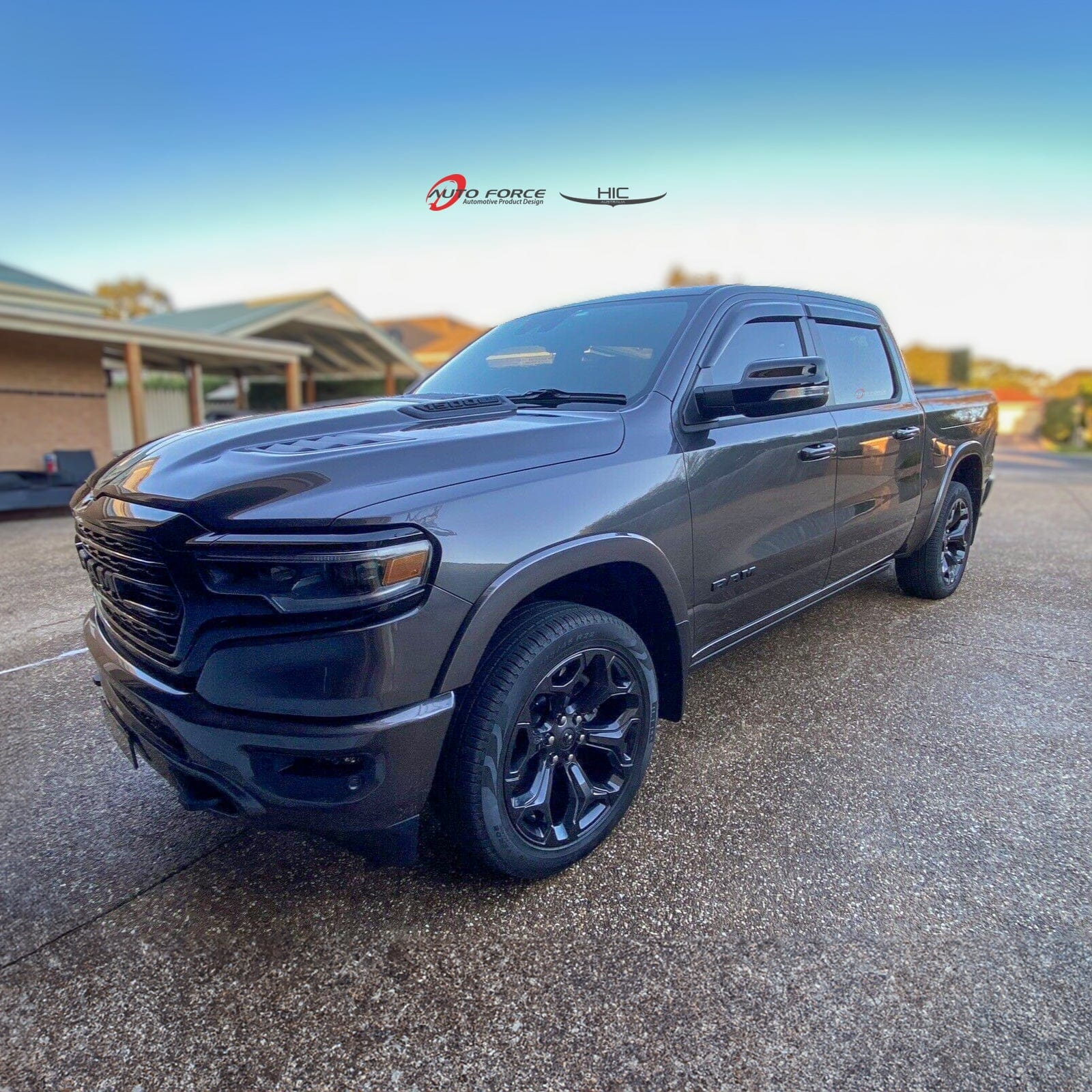 Dodge Ram DT Crew Cab Weather Shields 2019-Onwards, UV-Resistant, Stylish, Added Comfort