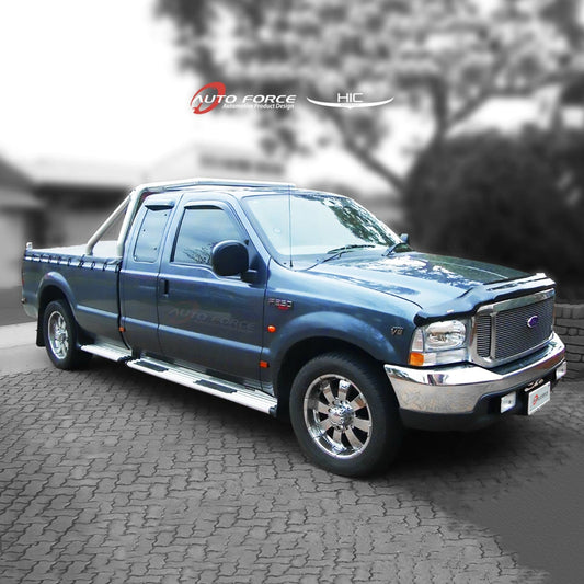 Ford F250/F350/F450/F550 Extra Cab Weather Shields, Superior Quality, Stylish, Long-Lasting