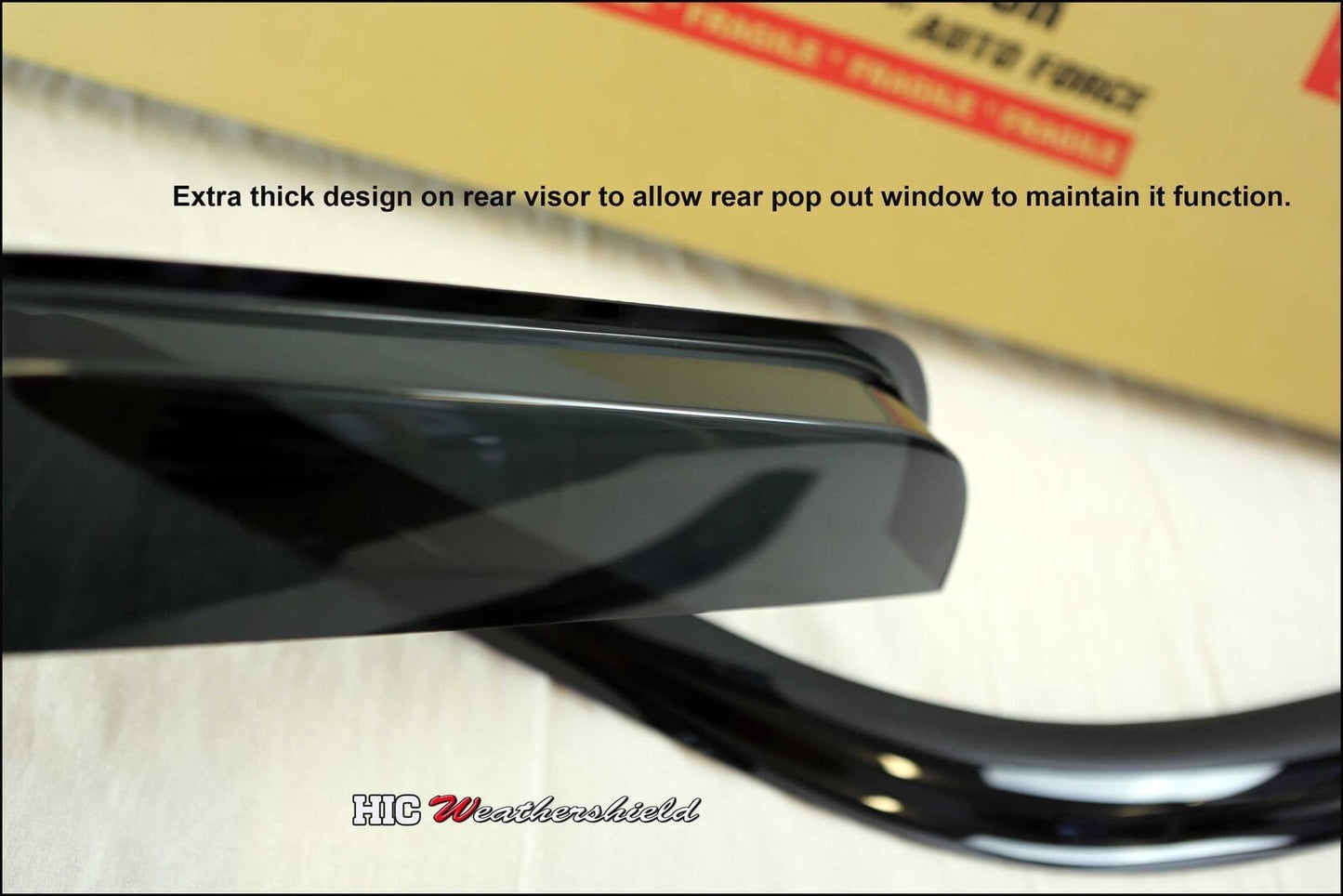 Ford F250/F350/F450/F550 Extra Cab Weather Shields, Superior Quality, Stylish, Long-Lasting