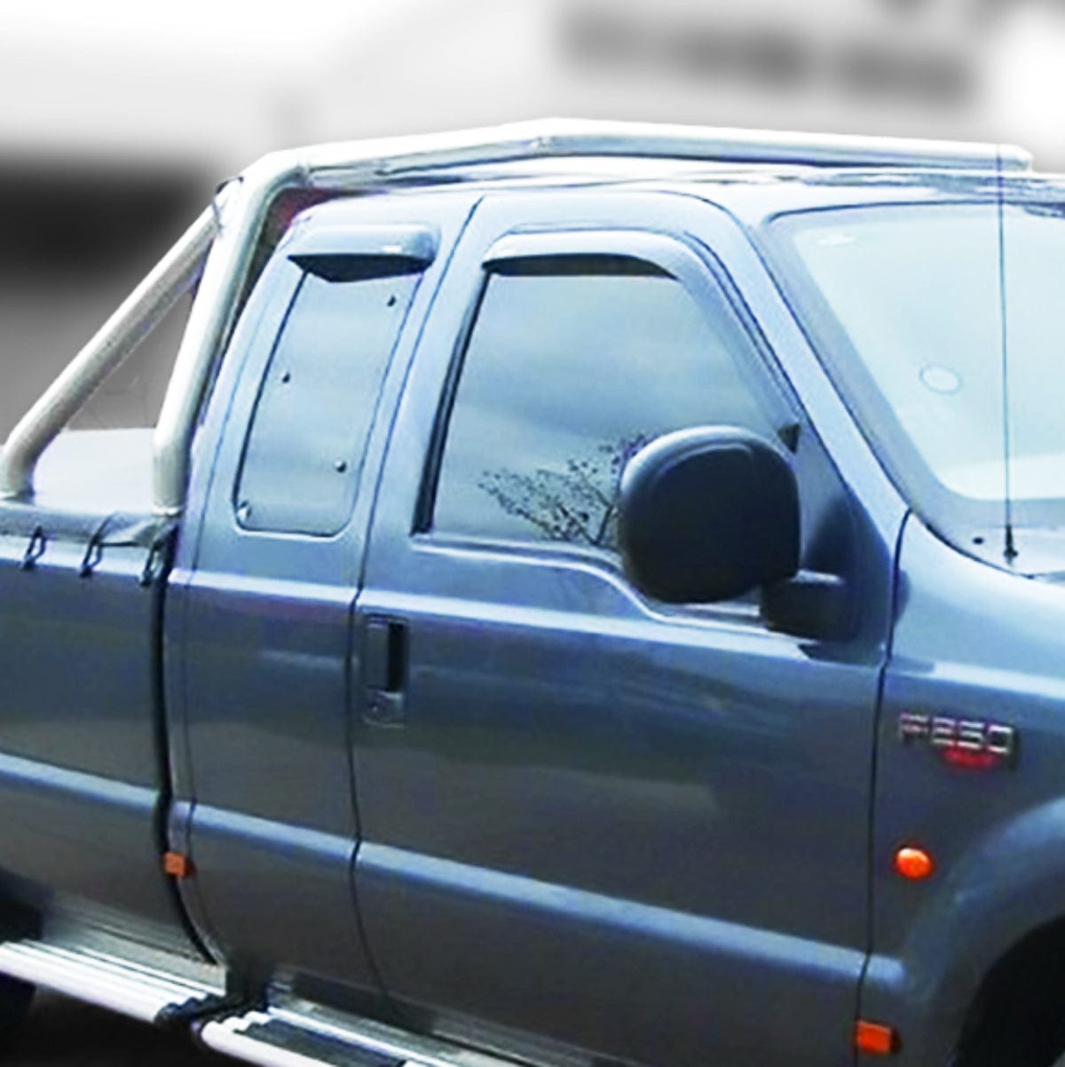 Ford F250/F350/F450/F550 Extra Cab Weather Shields, Superior Quality, Stylish, Long-Lasting