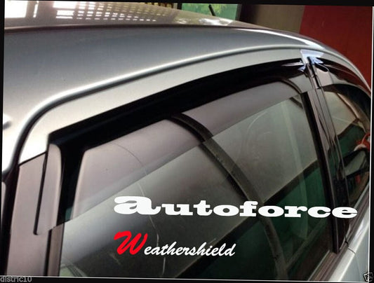 Installed view -  Ford Focus LR Sedan Hatch Weather Shields 1998-2004 - HIC Premium