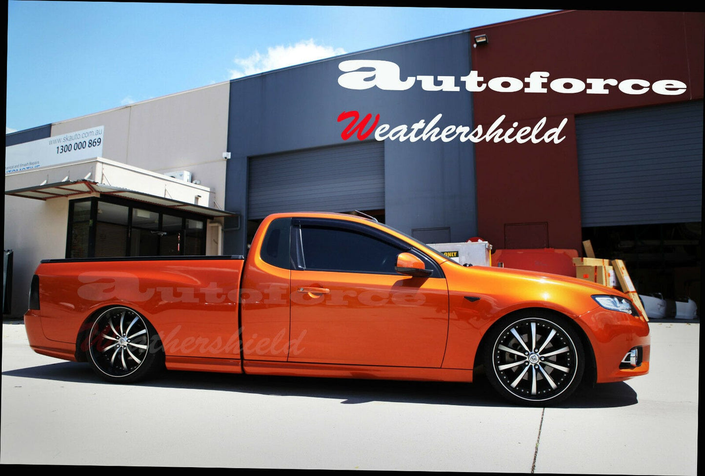 FPV FG Pursuit Ute Weather Shields, Premium Rain, UV Protection, Stylish, Added Comfort