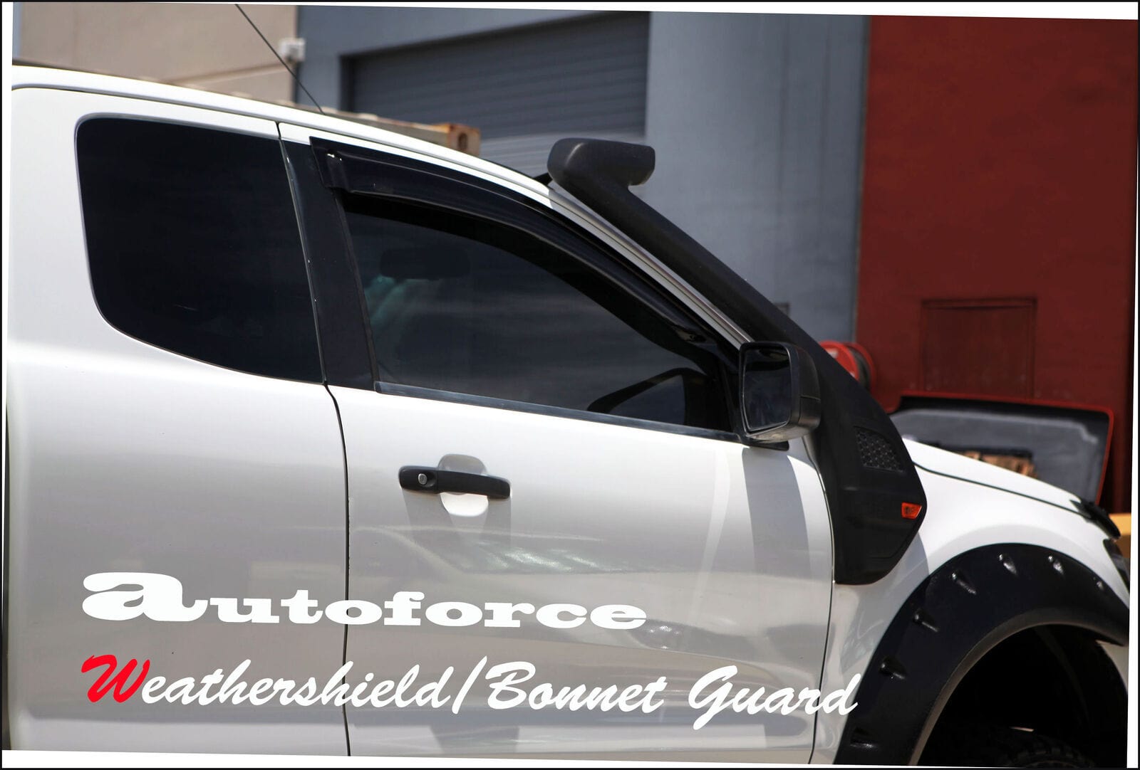 Ford Ranger Ute PX Weather Shields 2012-Onwards (Front Only), Superior Quality, Stylish, Durable