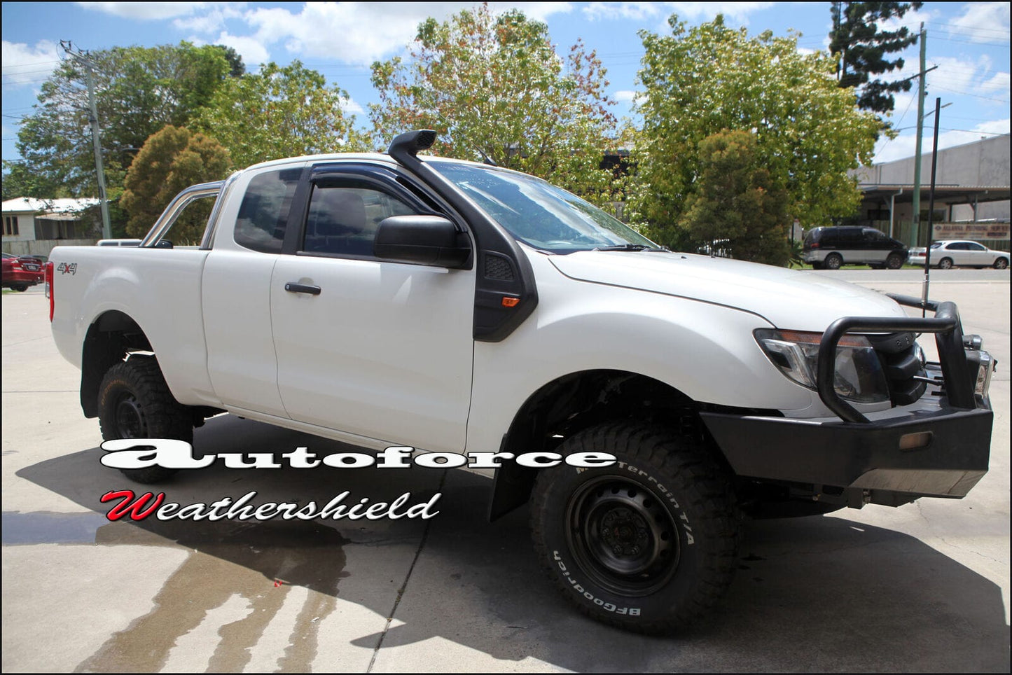 Ford Ranger Ute PX Weather Shields 2012-Onwards (Front Only), Superior Quality, Stylish, Durable