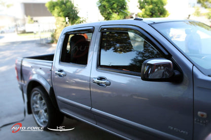 Installed view -  GWM V200 V240 Ute Weather Shields 2009-2016 Dual Cab - HIC