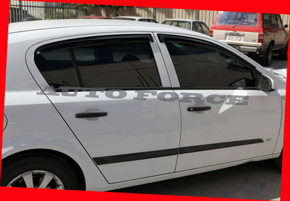 Installed view -  Holden Astra Hatch Weather Shields 2004-2009 - HIC Premium