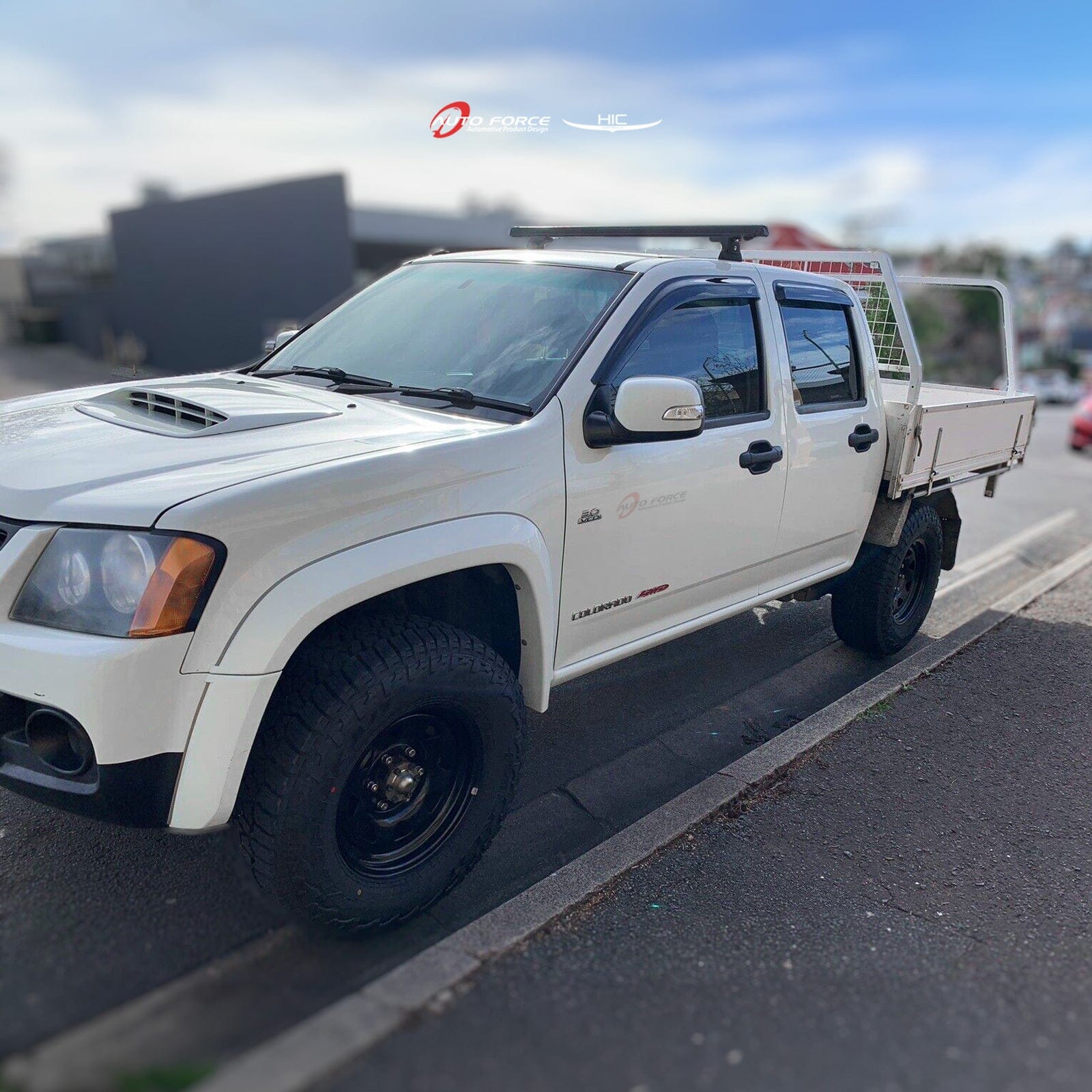 Holden Colorado Crew Cab 2008-2012 Weather Shields, Premium Rain, UV Protection, Durable