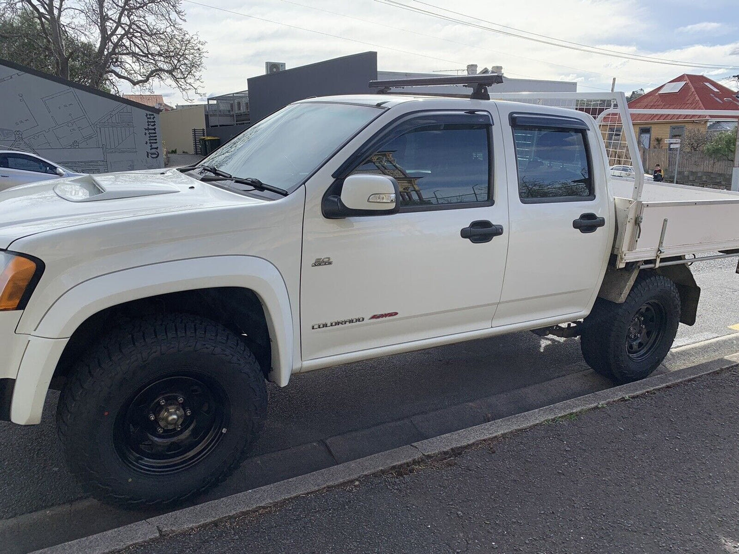 Holden Colorado Crew Cab 2008-2012 Weather Shields, Premium Rain, UV Protection, Durable