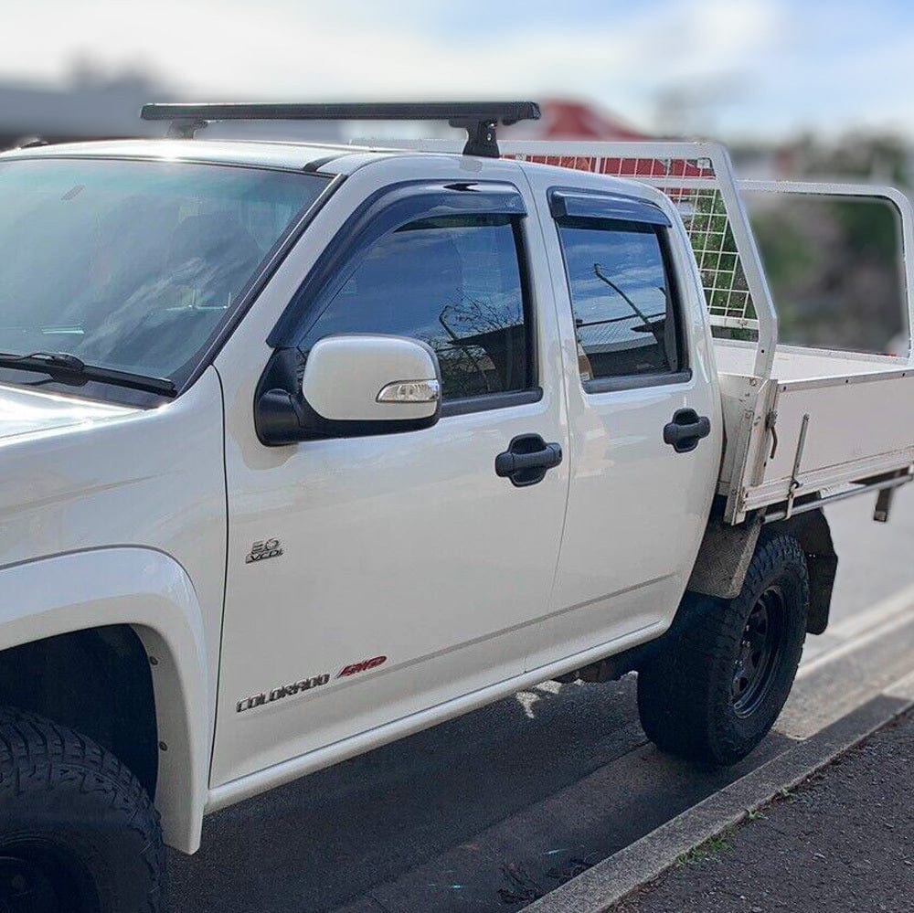 Holden Colorado Crew Cab 2008-2012 Weather Shields, Premium Rain, UV Protection, Durable