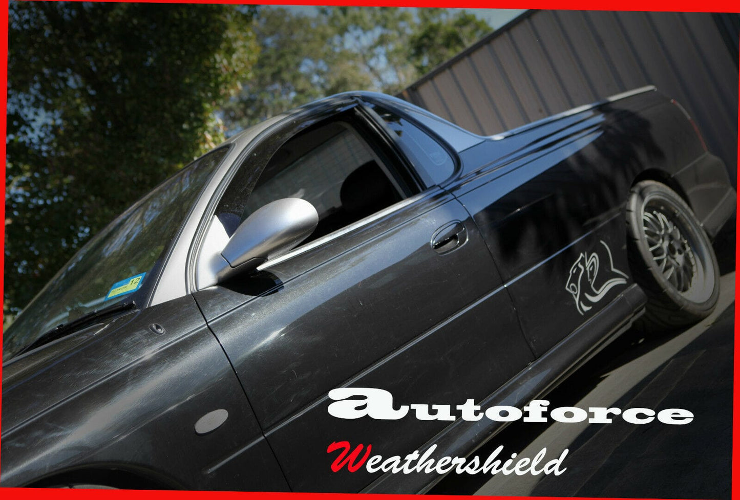 Holden Commodore VY/VZ Weather Shields (Front Only), Premium Rain, UV Protection, Long-Lasting