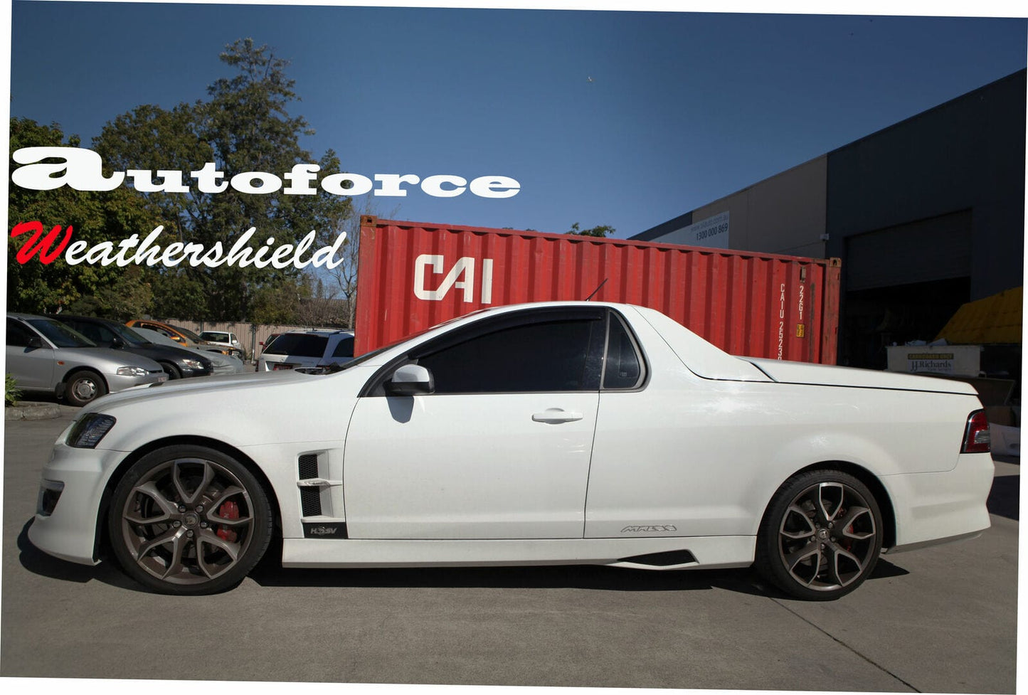 Holden VE SS/Omega/V/SV6 Thunder Ute Weather Shields, Premium Rain, UV Protection, Stylish